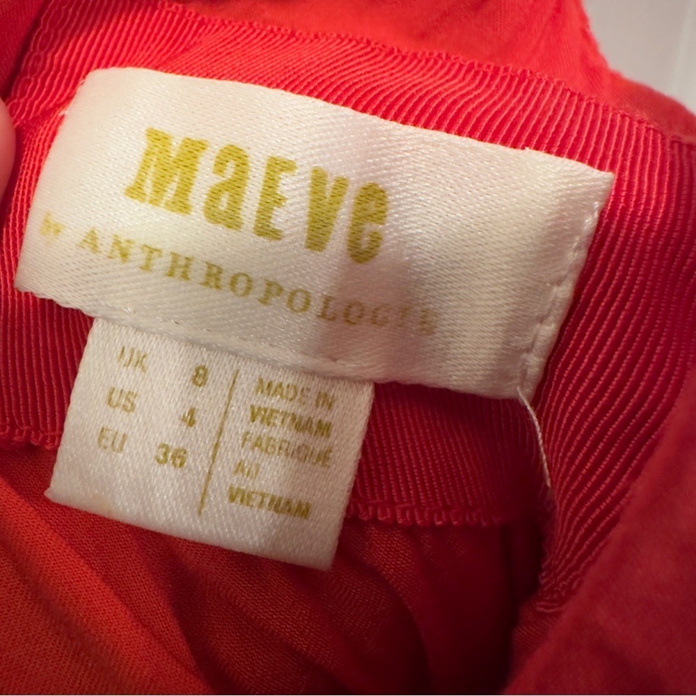 Maeve Red Sleeveless Mini Dress - Picture 5 of 6